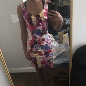 GUESS floral mini dress